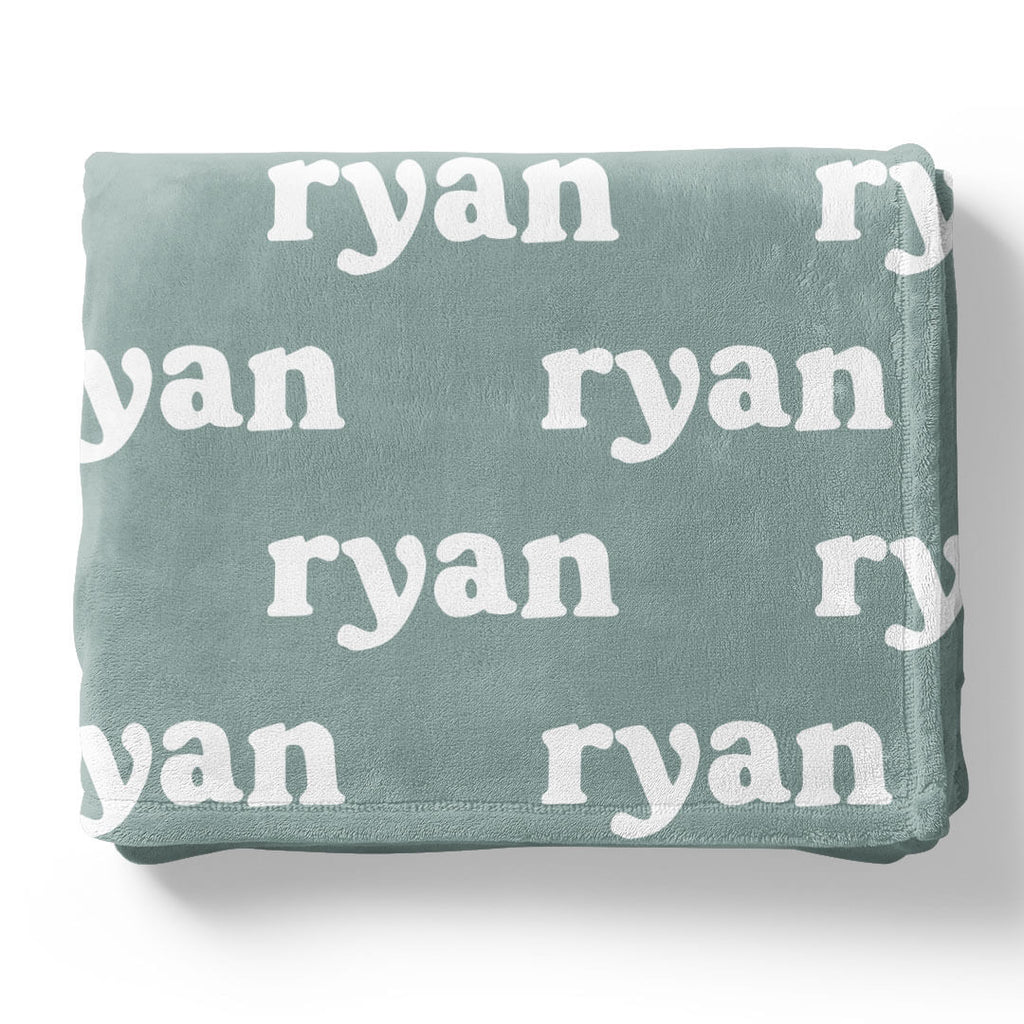 Candy Apple Personalized Color Blanket